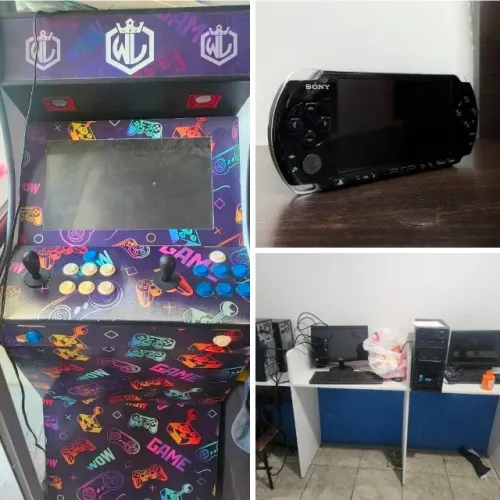 Psp, fliperama, computadores