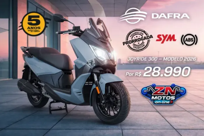 DAFRA JOYRIDE 300 ABS 0km | 12 X  SEM JUROS NO CARTÃO DE CÉDITO | 5 ANOS DE GARANTIA