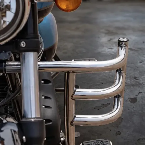 Protetor de Motor Cromado Airfly Royal Enfield Meteor / Classic 350