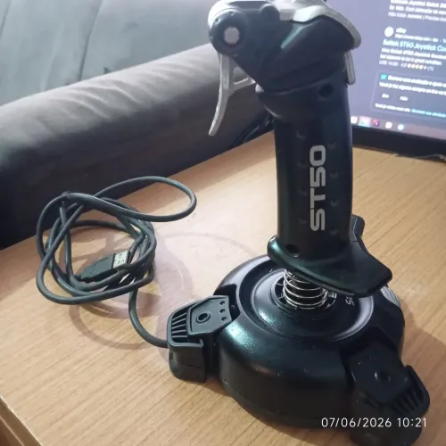 Joystick Saitek ST50 USB simulador de vôo