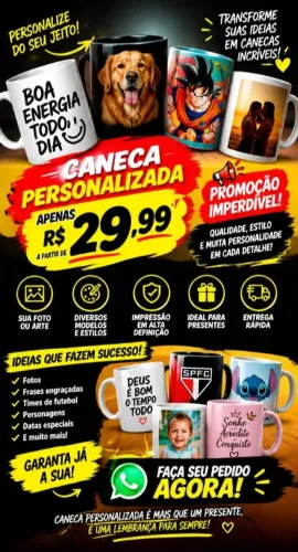 Caneca personalizada