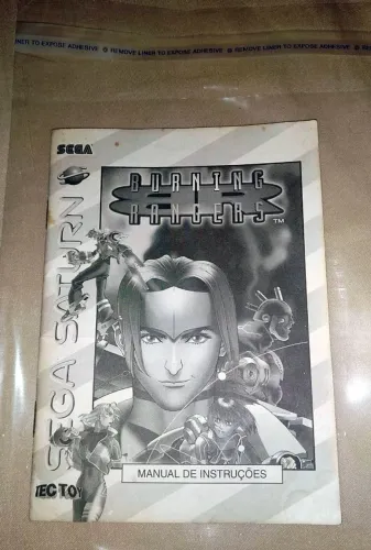 Manual de Instruções Original Sega Saturn - Burning Rangers (Tectoy) Raro