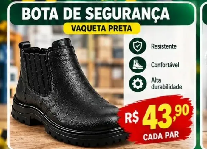 Bota de segurança