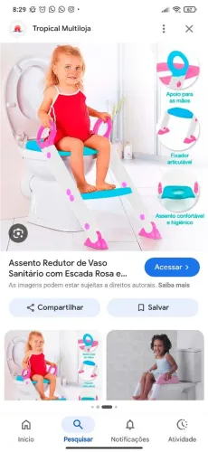 Vendo assento sanitário com escadinha