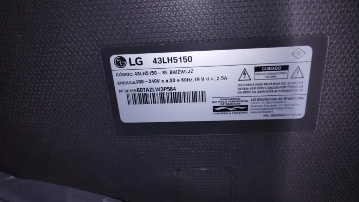 Tv's pra retirada de peças