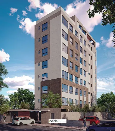 ibeda - Flat a venda em Ponta Negra. Localização central. Sala, suíte, cozinha.