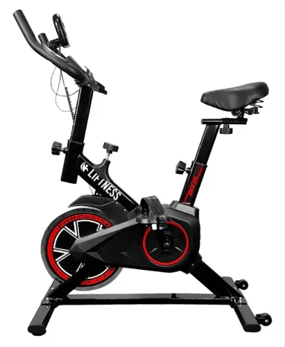 Bicicleta Ergométrica Spinning Profissional Silenciosa Liftness Bike Exercícios