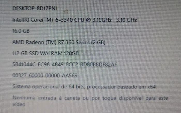 Vendo Pc gamer ou troco por vídeo game