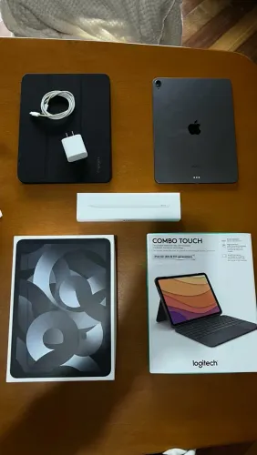 iPad air 256gb cinza wifi com acessórios