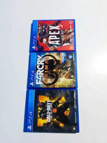 Jogos de Ps4 originais em excelente estado - todos funcionando perfeitamente sem riscos.