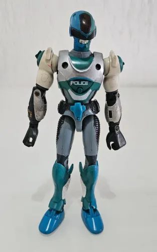 Boneco Mercúrio Cybercops Mercury Bit Antigo Bootleg (Articulações Moles)