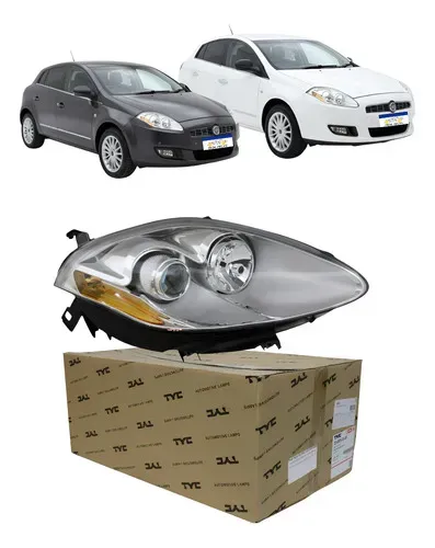 Farol Fiat Bravo 2011 A 2016 Pisca Ambar Lado Carona Novo Direito/passageiro