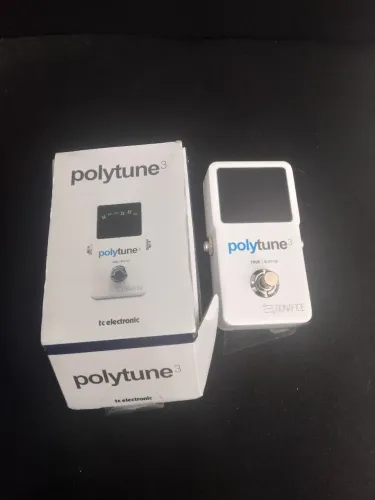 Pedal de afinação polytune3 para guitarra, violão, contra baixo e mais
