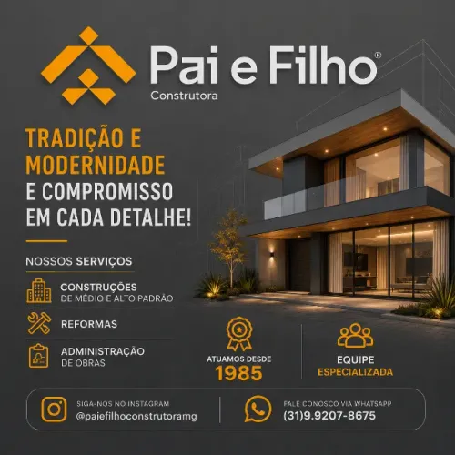 Construção, Reforma e Gerenciamento de Obras - Itabira e Região