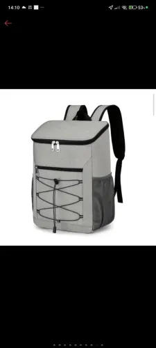 Mochila cooler térmica e impermeável