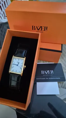 Relógio Bazeli Rembrandt XL Gold Quadrado