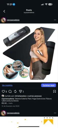 Tapete para yoga