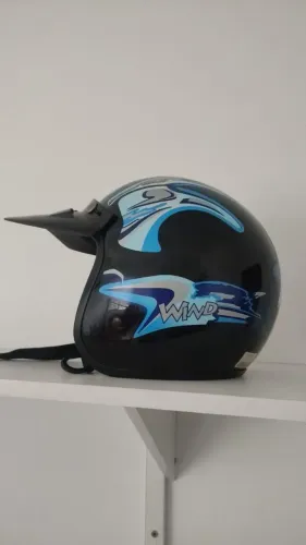 Capacete Taurus tamanho 58 aberto com aba ventilada raríssimo