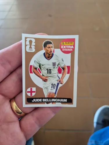 Figurinha da copa - Jude Bellingham de bronze, extra