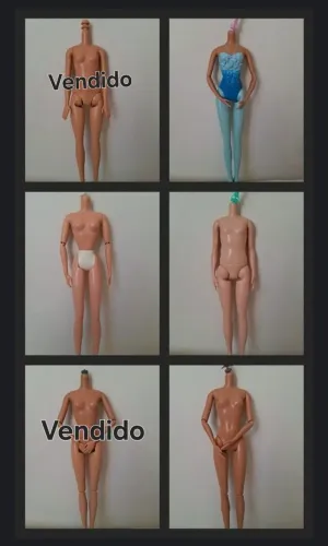Barbie peças de reposição - Corpinho Mattel 