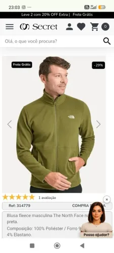 Blusa the North face original