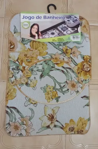 Conjunto de tapete para banheiro 