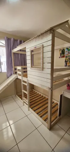 Cama beliche casinha
