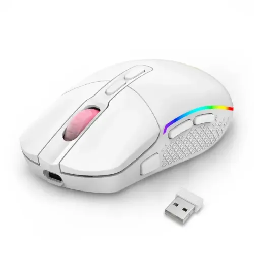 Mouse Gamer Sem Fio Redragon Invader Pro, RGB, 10000 DPI, 8 Botões, Wireless-Loja Fs