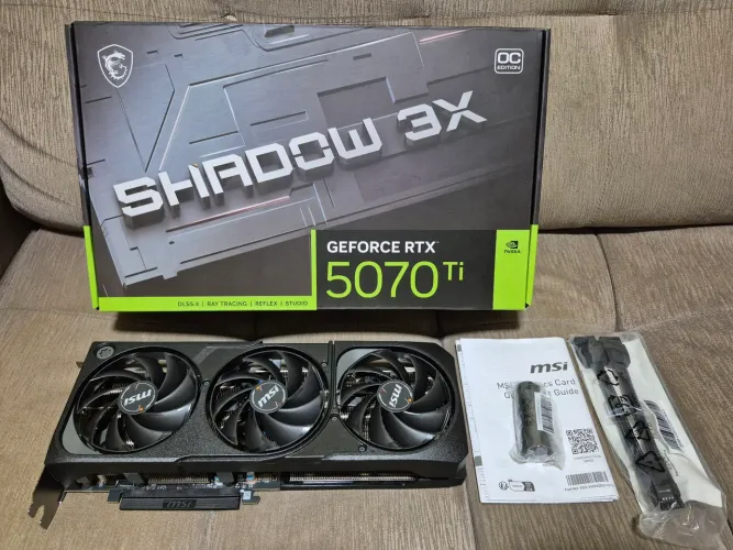 Placa de video MSI RTX 5070 Ti 16gb vram
