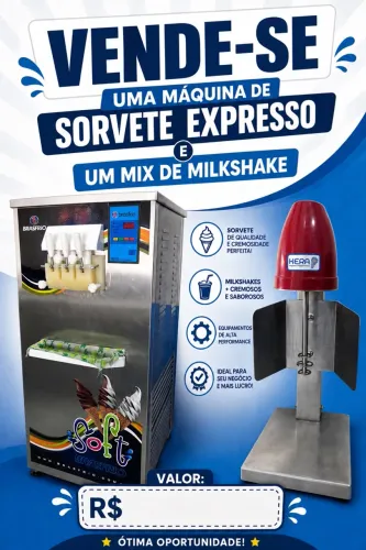 Máquina de Sorvete Expresso
