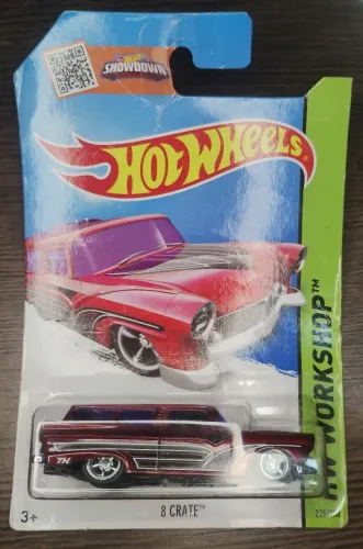 Carrinho hot Wells super t-hunt 8Crate , pneu de borracha, pintura automotiva, tiragem 10k