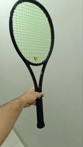 RAQUETE WILSON PRO STAFF 97L 290g cordas novas 