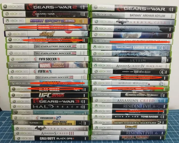 47 Reais qualquer jogo (leia o anúncio) Lote de jogos xbox 360 originais