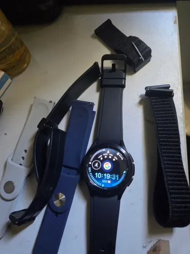 Relogio Galaxy Watch 4 Classic 42mm (Coroa Giratória) + 5 Pulseiras