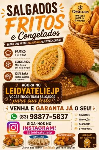 Salgados para festas.