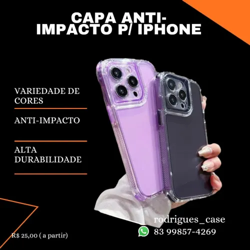 CAPA ANTI-IMPACTO PARA IPHONE