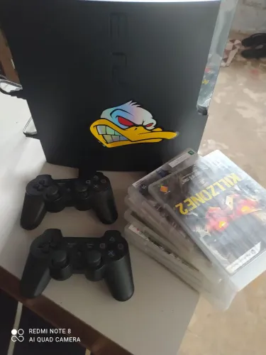 Ps3 desbloqueado.... observação:só vai com um controle.