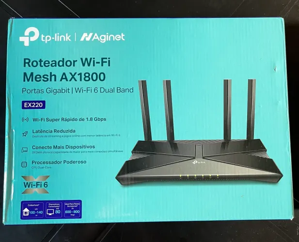ROTEADOR TP LINK AX1800 WIFI 6 MESH