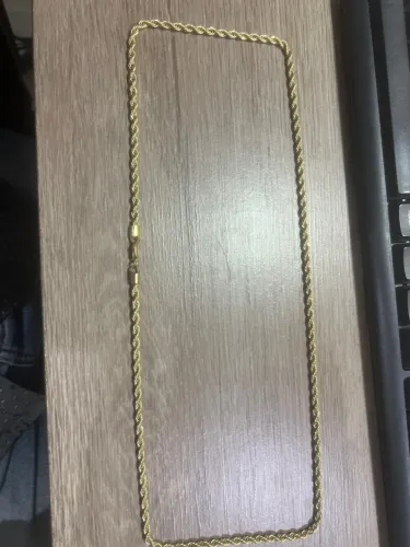 Cordão banhado a ouro
