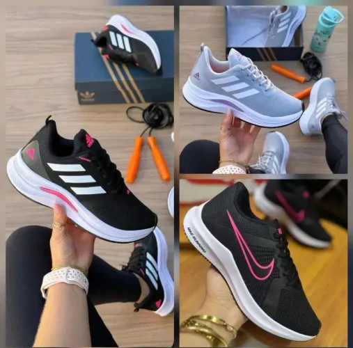 Tênis adidas e Nike feminino