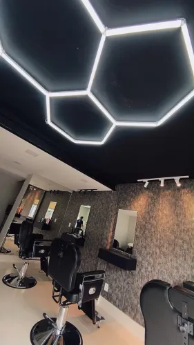Luminária Colméia Hexagonal 110v/220v Led 5 Células Branco 127/220v Branco
