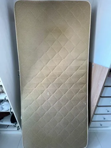 Cama box solteiro + Colchão de mola solteiro