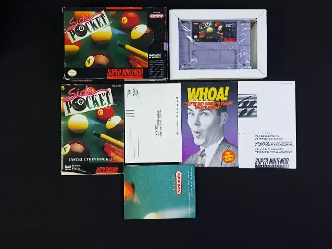 Side Pocket Americano Completo Original - Super Nintendo - Snes