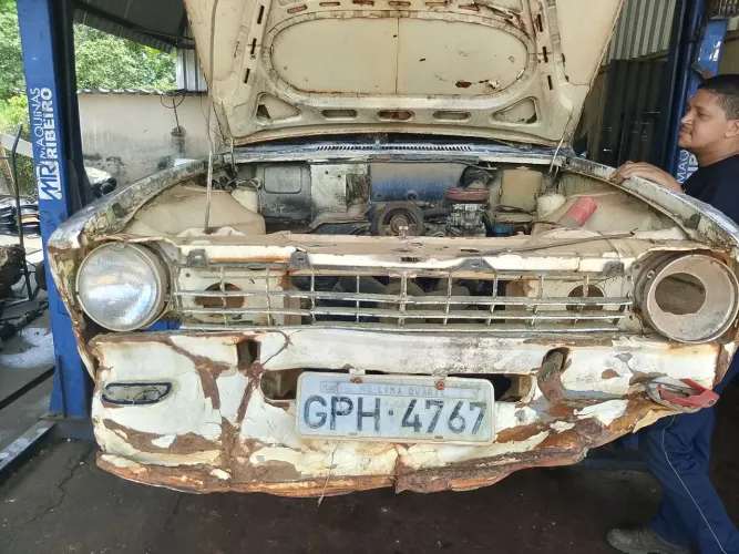 Chevette 1974 - retirada de pecas