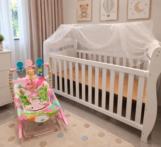 Vende -se BERÇO + CADEIRA DE DESCANSO