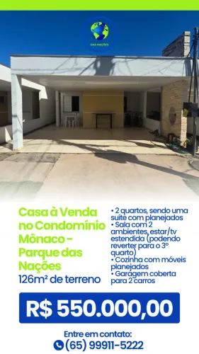 Casa à Venda no Condomínio Mônaco - Parque das Nações