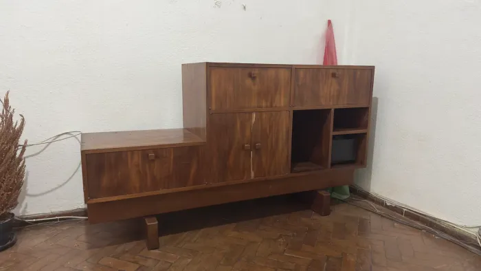 Rack / Bar Vintage em Madeira - Móvel anos 60/70