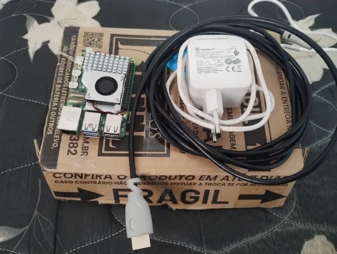 Kit Raspberry Pi 5,  8gb Fonte original, Sd, Hdmi