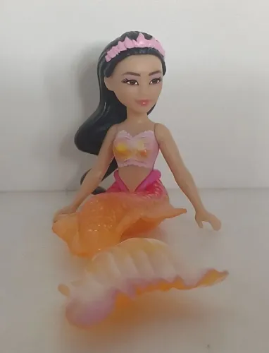 BONECA MINIATURA DISNEY A PEQUENA SEREIA LIVE ACTION MALA