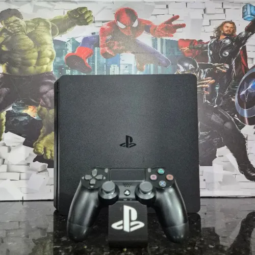 PS4 Slim, Garantia, Aceito usado de entrada, aceitamos Cartão ate 18x